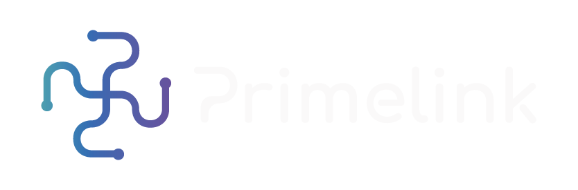 Prime Link Logo White